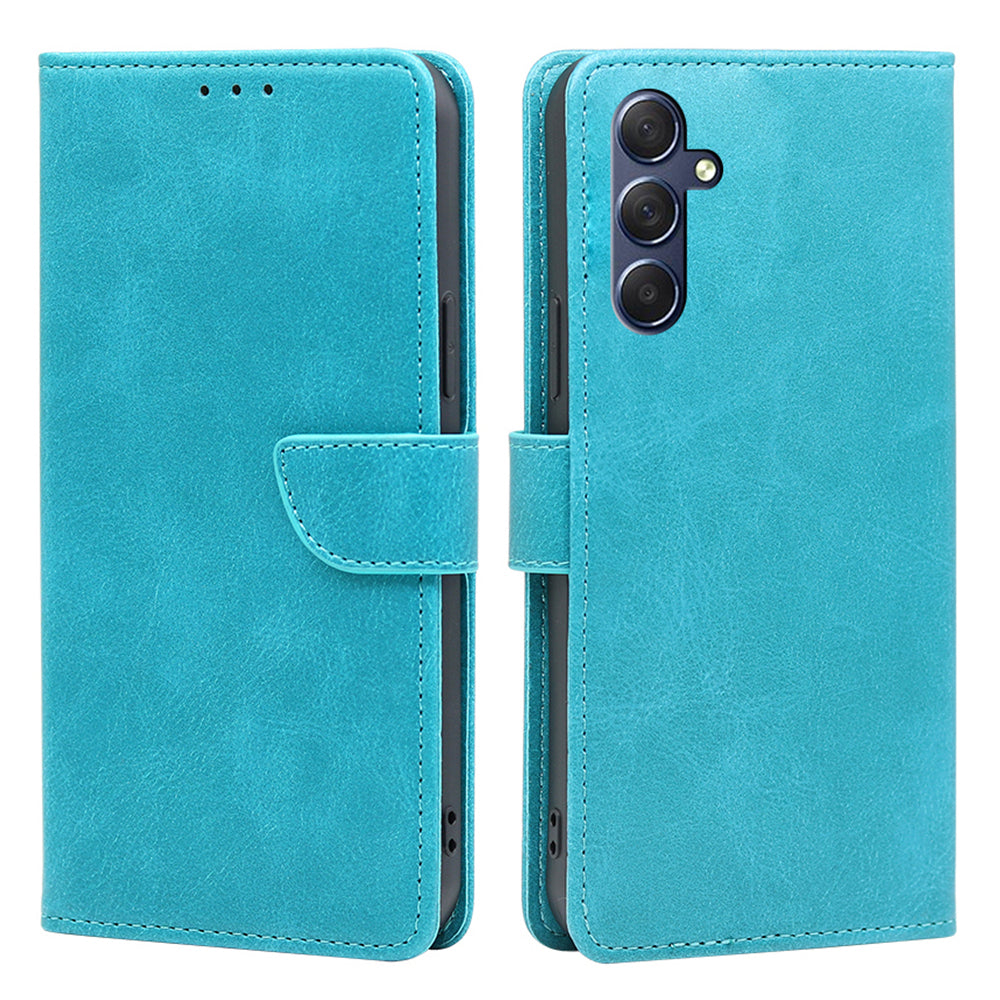 For Samsung Galaxy M54 F54 5G Calf Texture Wallet Phone Case PU Leather Stand Cover For Samsung Galaxy M54 F54 5G Calf Texture Wallet Phone Case PU Leather Stand Cover